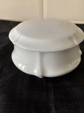 Vintage Limited France Porcelain Large Trinket Box Lidded Pot