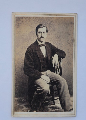 Cdv handsome 19th century - handsome,