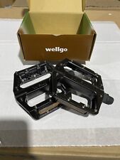 Wellgo B087U Platform 9/16" spindle Pedals - Black