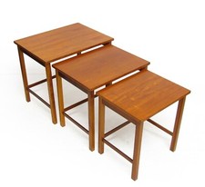 Set Of 3 1960s Teak Nesting