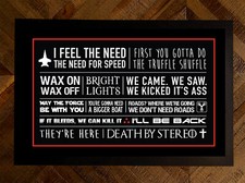 Movie fan film quotes 80's