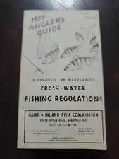 Vintage 1959 Anglers Guide