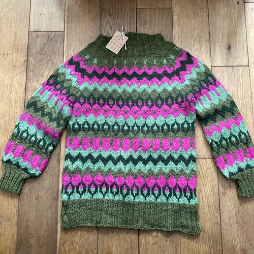 Hand knitted knit fair - knitted, isle