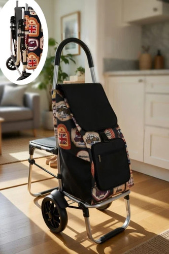 2in1 shopping trolley with - trolley,
