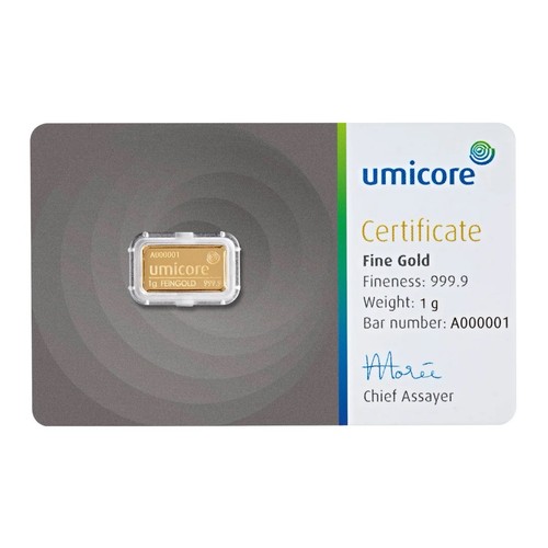 Umicore gram 999 9 - 999.9, 24k
