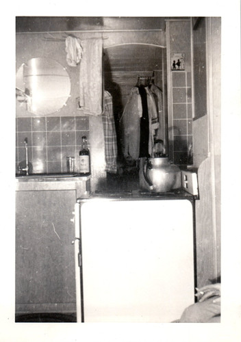 1950s small kitchen interior - small,