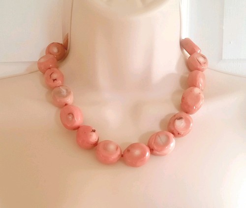 Chunky coral slice pebble - chunky,
