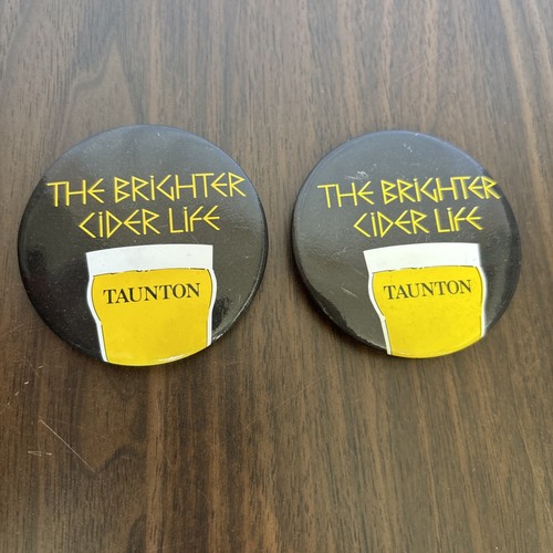 Taunton cider button badges - button,
