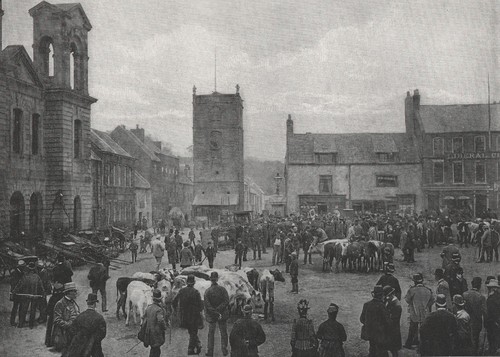 Market place morpeth - market,