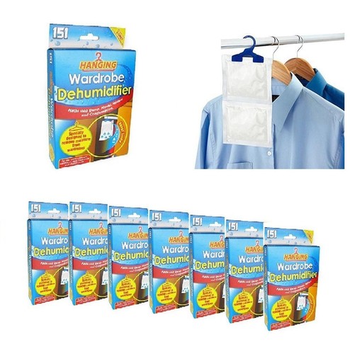 Hanging wardrobe dehumidifier - wardrobe,