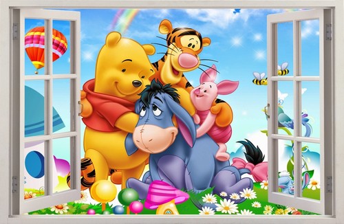 Wall stickers effect window - wall,