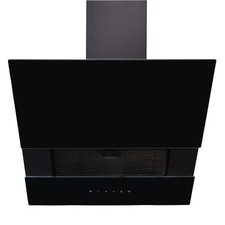 60cm black cooker hood angled - cooker,