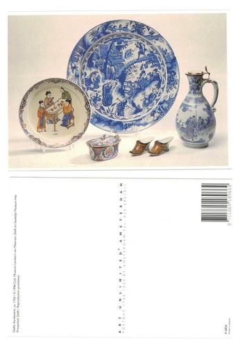 Postcard delft pottery - postcard,
