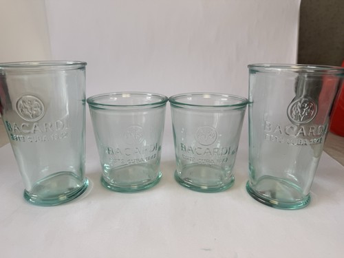 Set embossed bacardi rum - embossed,