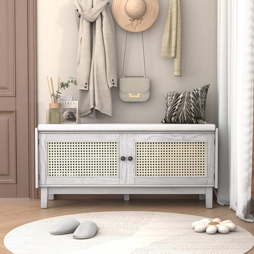 Boho rattan entryway - boho,