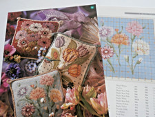 Ehrman tapestry needlepoint  chart MINI TRIO FLOWERS X 3      **read description