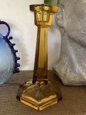 Vintage Retro Amber Glass