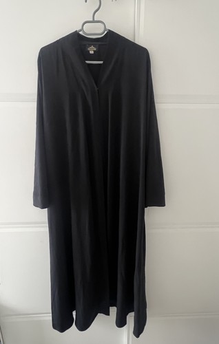 Black open abaya size - open, 52”
