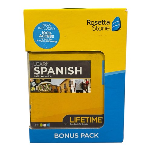 Rosetta stone spanish bonus - rosetta,