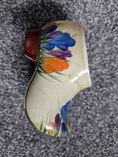 Clarice Cliff Tulip Hand Painted Clog