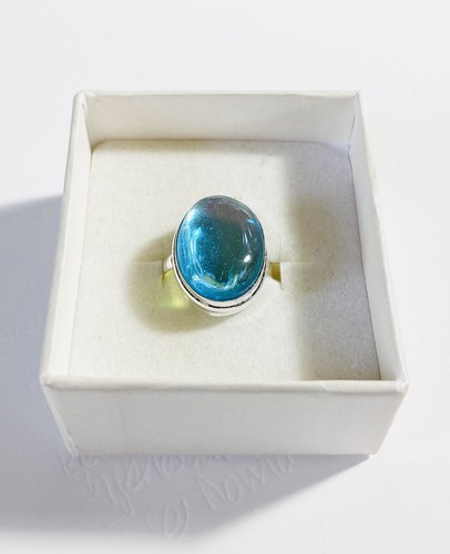 Stunning blue aqua mystic - stunning, 925