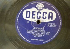 DAVID WHITFIELD - MANTOVANI - ANGELUS / WHEN YOU LOSE THE ONE YOU LOVE-78RPM