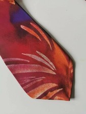 Paco Rabane Funky Patterned 100% Silk Tie 