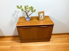 Teak Sideboard Mid Century Cabinet Vintage TV Stand Record Unit MCM cupboard