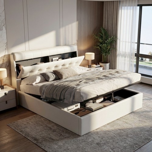 4ft6 double ottoman - double,