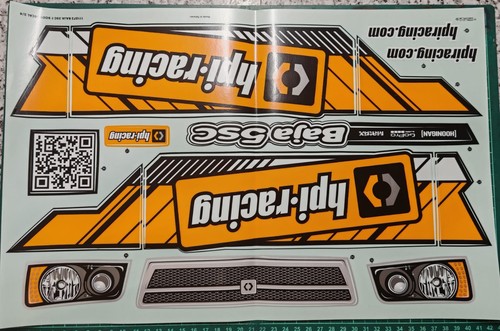 Genuine hpi baja 5sc - 5sc, decal