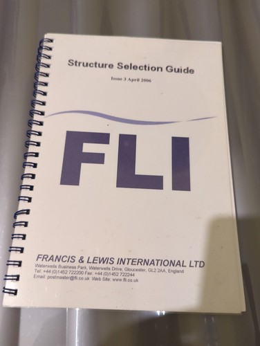 Structure selection guide - selection,