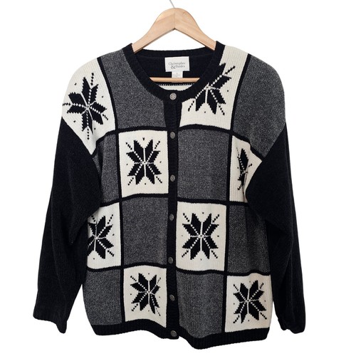 Vintage christmas cardigan - christmas,