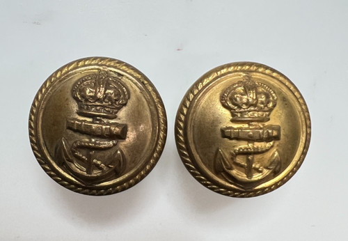Royal navy officers buttons - navy,