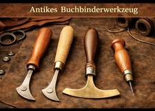 Antique Bookbinding Tools Lot