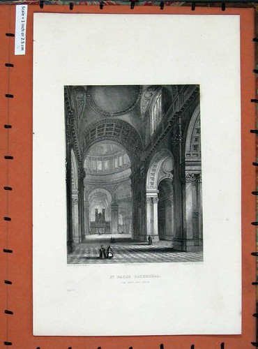Original old antique print - original,