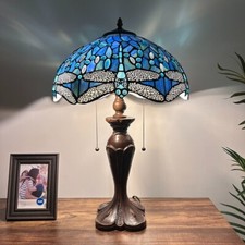 Tiffany Style Table Lamp Blue