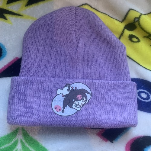 Pastel purple kuromi beanie - purple,