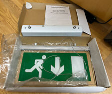LED Emergency Fire Exit Sign Light Ceiling Suspended 3hr- New MZ/M3/AD/ISO