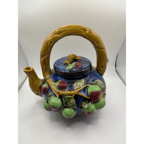 Whimsical ceramic teapot - ceramic,
