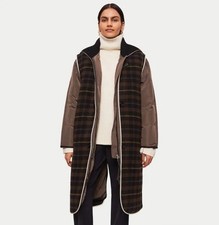 JIGSAW LAYERED COAT RRP £400 NWT SIZE Large