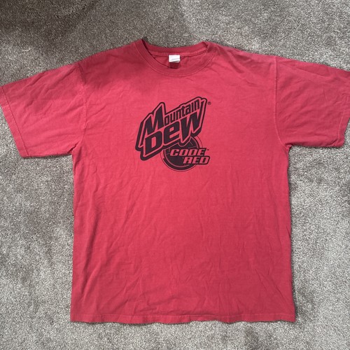 Mountain dew code red - red, tee