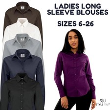 Ladies Womens Long Sleeve