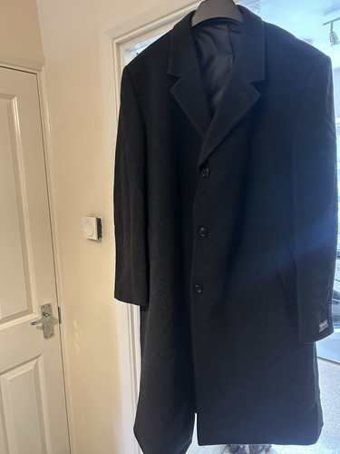 Men wool overcoat - men's,