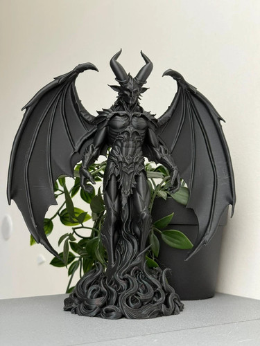Winged satanic demon - satanic,