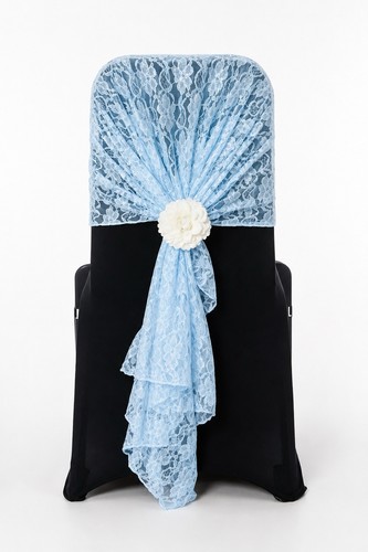 100 light blue lace - 100,