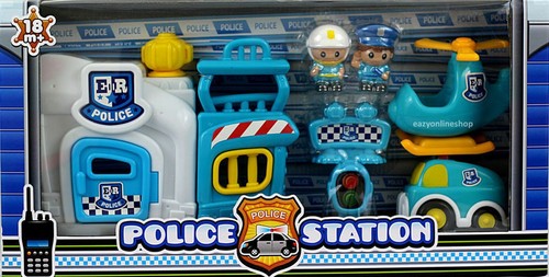 Toy police station - toy,