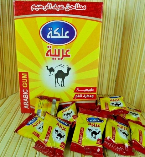 Natural arabic chewing gum - natural,
