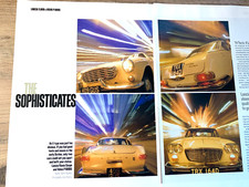 LANCIA FLAVIA vs VOLVO P1800 S FRAMEABLE ORIGINAL CAR MAGAZINE REVIEW ROAD TEST