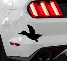 Duck Hunt Super Smash Bros Indoor/Outdoor Matte Black Vinyl Decal 3"x2.2"