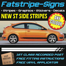 to fit FORD FOCUS NEW ST STRIPES CAR VINYL GRAPHICS DECALS RS ZETEC S 1.4 1.6